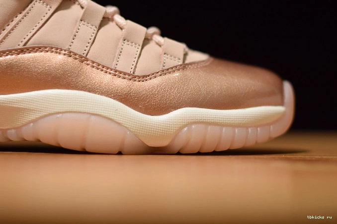 Cheap TB Gold Rose Jordan AH7860-105 Air 11 GS Low 0808